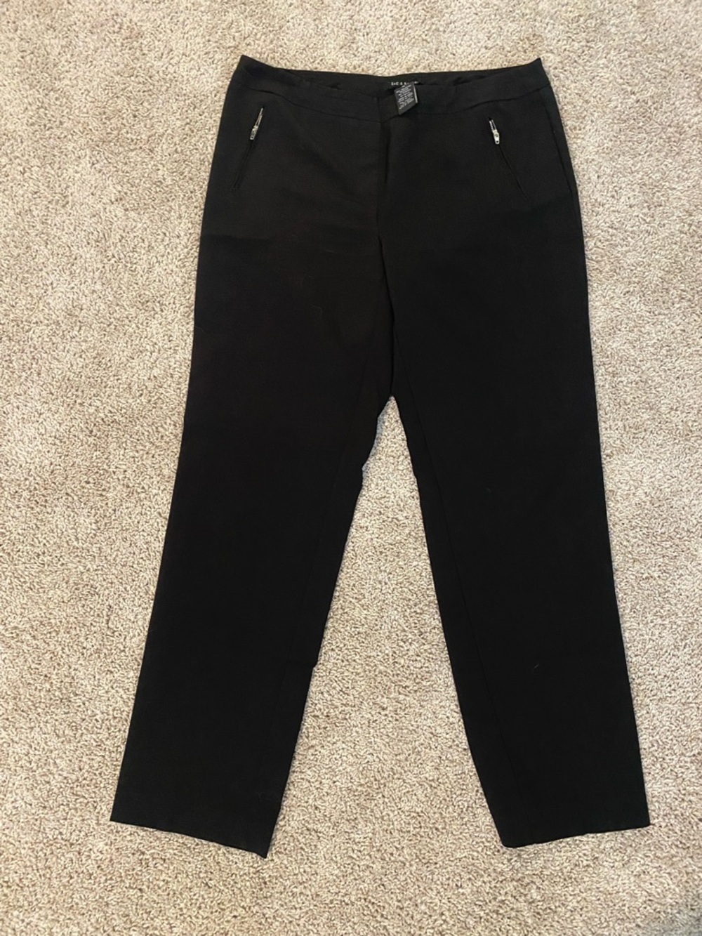 Woman’s black dress pants